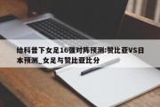 给科普下女足16强对阵预测:赞比亚VS日本预测_女足与赞比亚比分