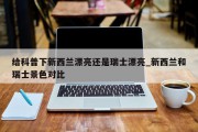 给科普下新西兰漂亮还是瑞士漂亮_新西兰和瑞士景色对比